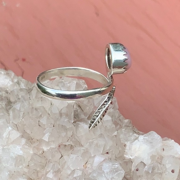 BOUTIQUE ROSE QUARTZ 925 STERLING SILVER RING, 6 - Picture 4 of 11